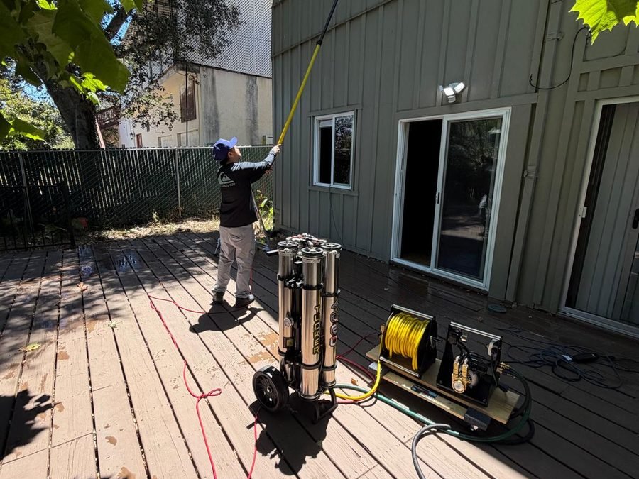 Welcome photo — owner or team on site (900×700)